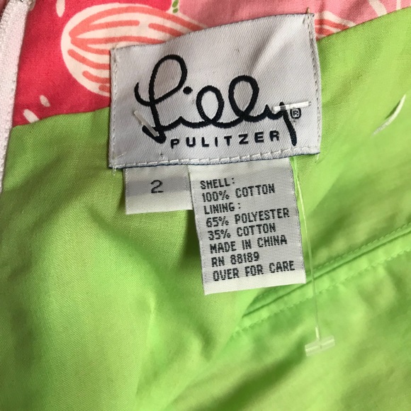 Lilly Pulitzer Sabrina Strapless Dress Size 2 - Picture 8 of 8